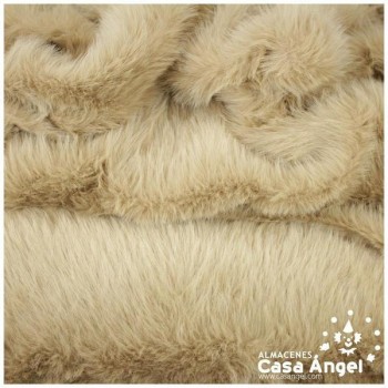 TEJIDO DE PELO COLOR BEIGE SERIE SUGAR 150cm
