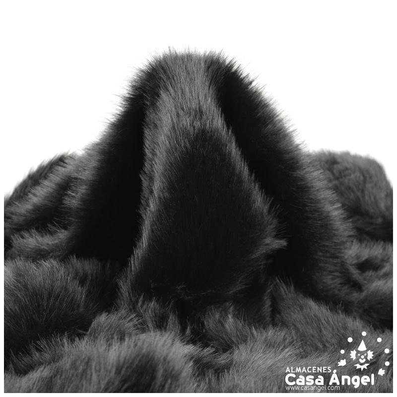 TEJIDO DE PELO NEGRO SERIE SUGAR 150cm