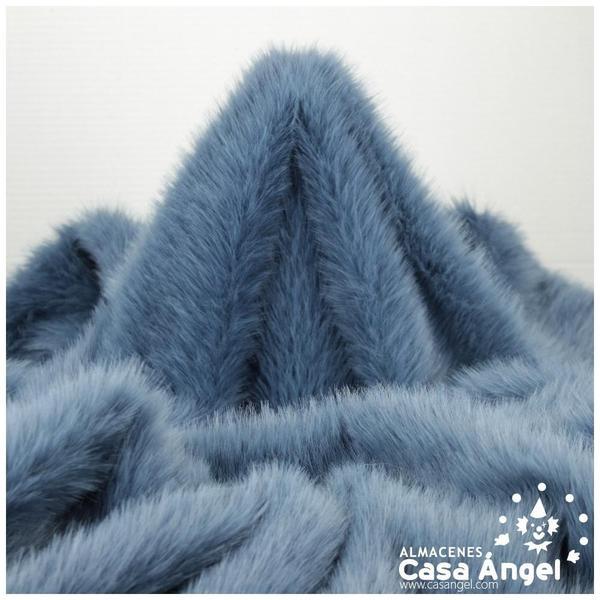 TEJIDO DE PELO AZUL AZAFATA SERIE SUGAR 150cm