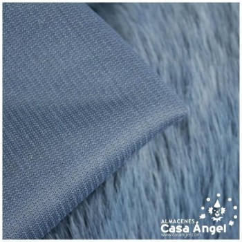 TEJIDO DE PELO AZUL AZAFATA SERIE SUGAR 150cm