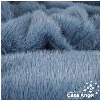TEJIDO DE PELO AZUL AZAFATA SERIE SUGAR 150cm
