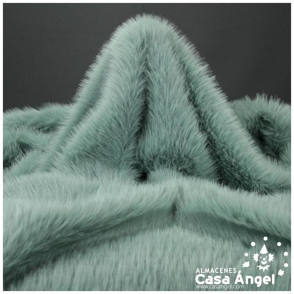 TEJIDO DE PELO VERDE KAKI SERIE SUGAR 150cm