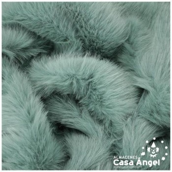 TEJIDO DE PELO VERDE KAKI SERIE SUGAR 150cm