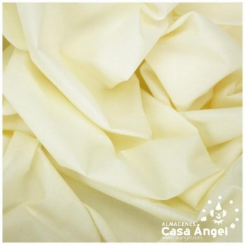 TELA PARA SÁBANAS AMARILLO PASTEL 100% ALGODÓN 280cm