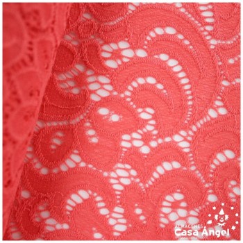 BLONDA CORAL ELÁSTICA DE ENCAJE SERIE FRATELLI 150cm