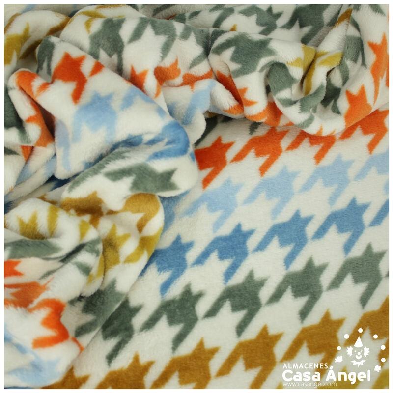 CORALINA ESTAMPADO PATA DE GALLO DEGRADADO RETRO 150cm
