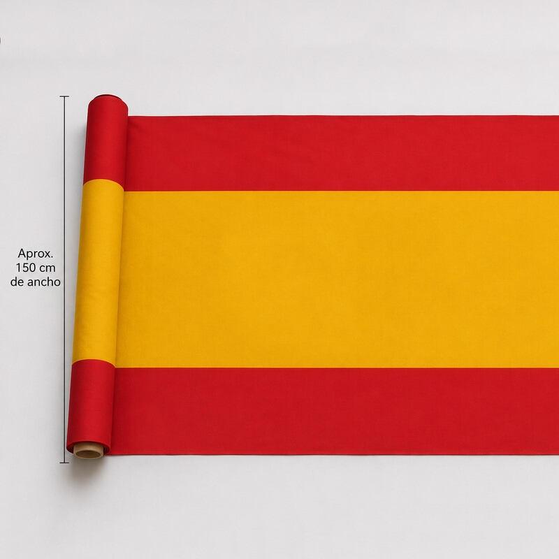 BANDERA DE ESPAÑA POR METROS EN POPELÍN DE ALGODÓN 160cm