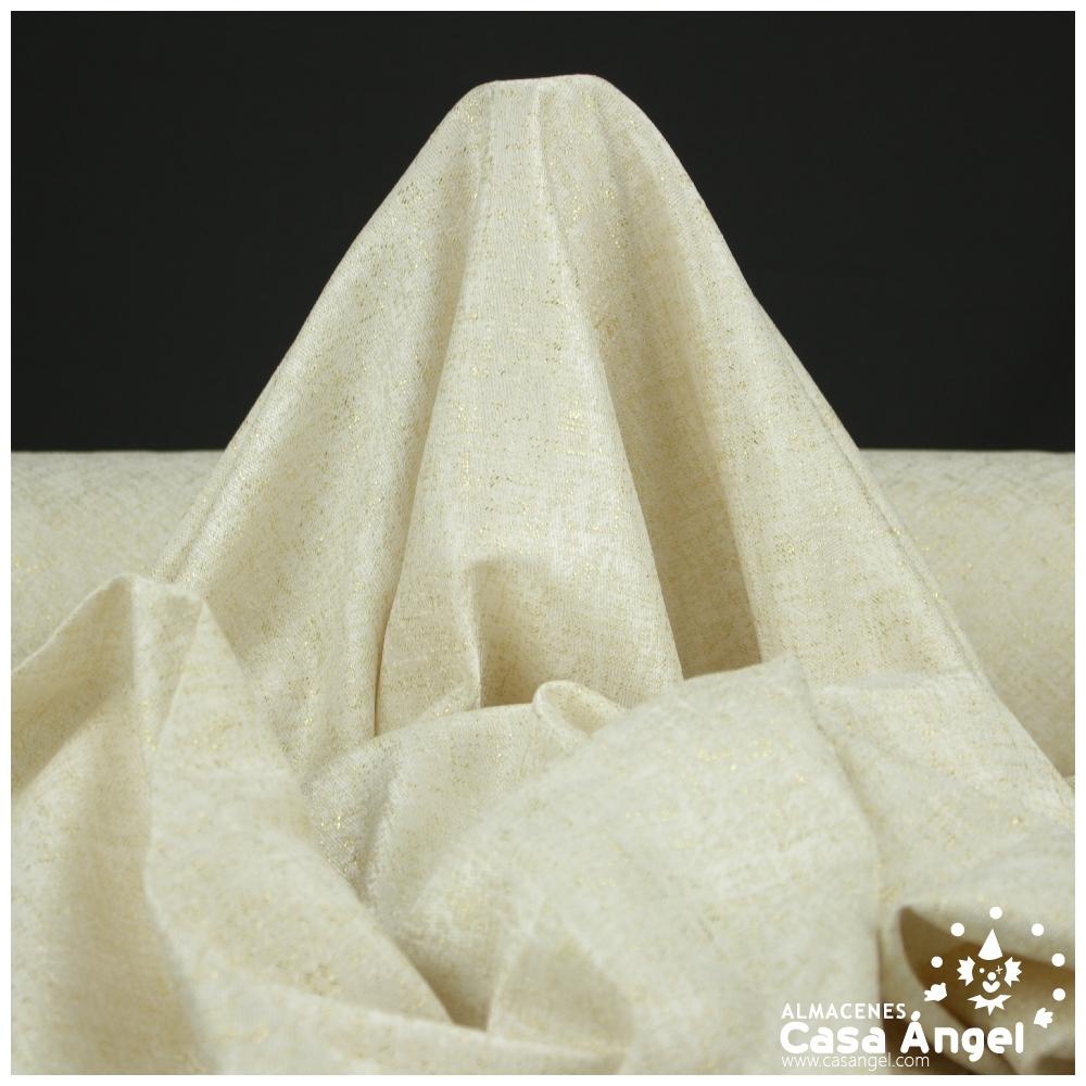 LONA JACQUARD BEIGE ARENA LAMÉ SERIE JERUSALÉN 280cm