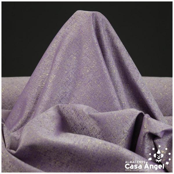 LONA JACQUARD LILA LAMÉ SERIE JERUSALÉN 280cm