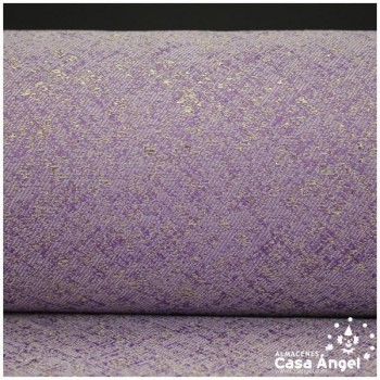 LONA JACQUARD LILA LAMÉ SERIE JERUSALÉN 280cm