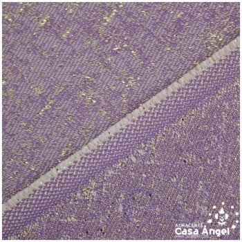 LONA JACQUARD LILA LAMÉ SERIE JERUSALÉN 280cm