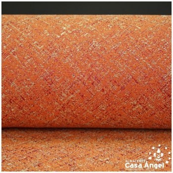 LONA JACQUARD NARANJA LAMÉ SERIE JERUSALÉN 280cm