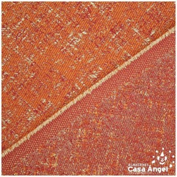 LONA JACQUARD NARANJA LAMÉ SERIE JERUSALÉN 280cm