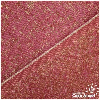 LONA JACQUARD FUCSIA LAMÉ SERIE JERUSALÉN 280cm
