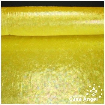 TERCIOPELO AMARILLO DE LYCRA SERPIENTE SERIE MAPANÁ 150cm