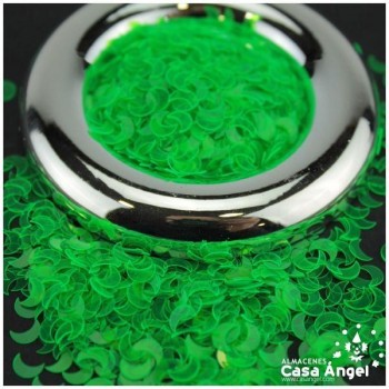 LUNAS DE ESCARCHA VERDE FLÚOR 50gr