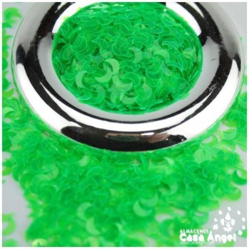 LUNAS DE ESCARCHA VERDE FLÚOR 50gr