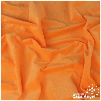 TERCIOPELO NARANJA POLIÉSTER SERIE LUXOR 150cm