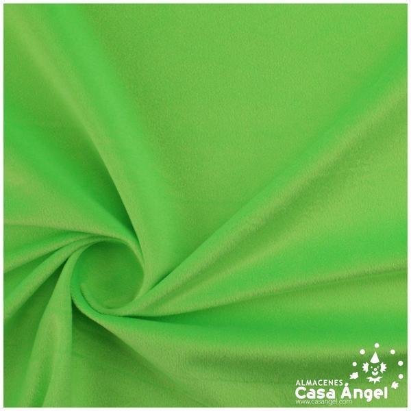 TERCIOPELO VERDE PISTACHO POLIÉSTER SERIE LUXOR 150cm