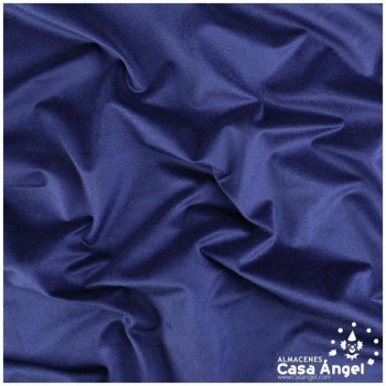 TERCIOPELO AZUL MARINO POLIÉSTER SERIE LUXOR 150cm