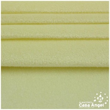 TERCIOPELO AMARILLO CLARO POLIÉSTER SERIE LUXOR 150cm