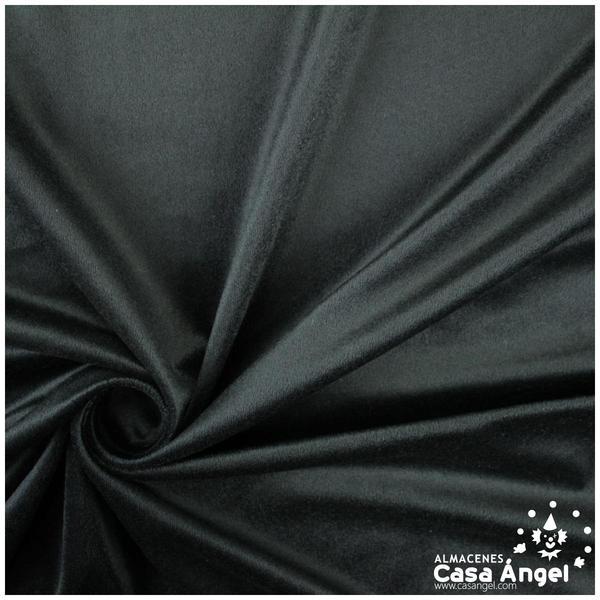 TERCIOPELO NEGRO POLIÉSTER SERIE LUXOR 150cm