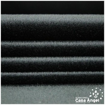 TERCIOPELO NEGRO POLIÉSTER SERIE LUXOR 150cm