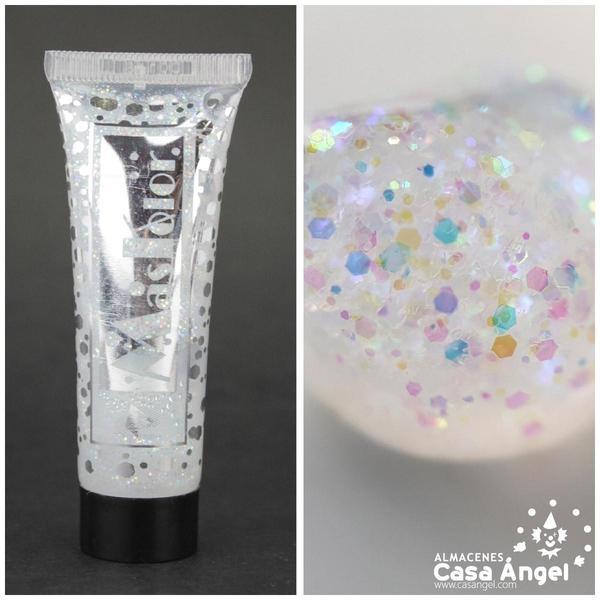 TUBO DE GEL GLITTER 20ml IRIDISCENTE