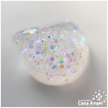 TUBO DE GEL GLITTER 20ml IRIDISCENTE
