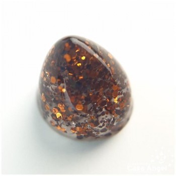 TUBO DE GEL GLITTER 20ml MARRÓN