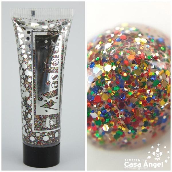 TUBO DE GEL GLITTER 20ml MULTICOLOR