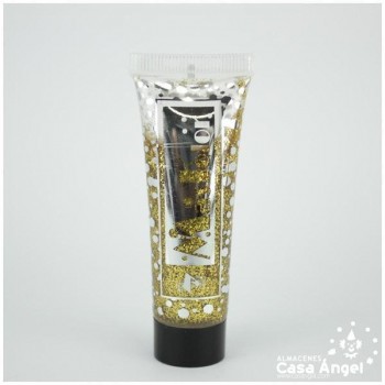 TUBO DE GEL GLITTER 20ml ORO
