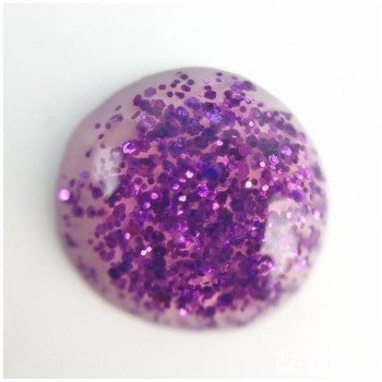TUBO DE GEL GLITTER 20ml MORADO