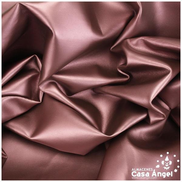 POLIPIEL GRANATE METAL TEXTURA FALSO CUERO SERIE NAHK 140cm