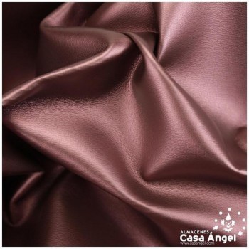 POLIPIEL GRANATE METAL TEXTURA FALSO CUERO SERIE NAHK 140cm