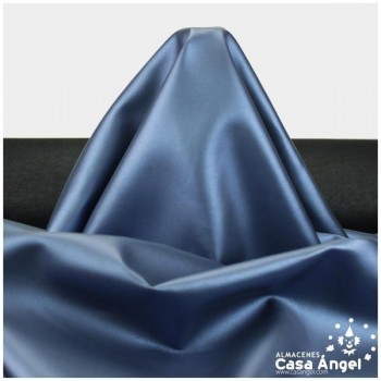 POLIPIEL AZUL METÁLICO TEXTURA FALSO CUERO SERIE NAHK 140cm
