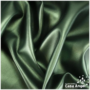 POLIPIEL VERDE METAL TEXTURA FALSO CUERO SERIE NAHK 140cm