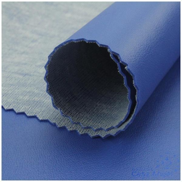 POLIPIEL AZUL TEXTURA FALSO CUERO 140cm