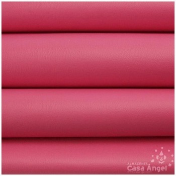 POLIPIEL FUCSIA TEXTURA FALSO CUERO 140cm