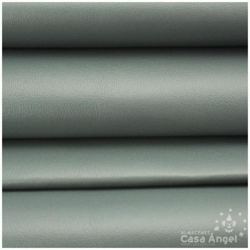 POLIPIEL GRIS TEXTURA FALSO CUERO 140cm