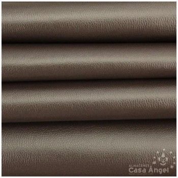 POLIPIEL MARRÓN TEXTURA FALSO CUERO 140cm
