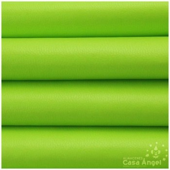 POLIPIEL VERDE PISTACHO TEXTURA FALSO CUERO 140cm
