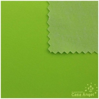 POLIPIEL VERDE PISTACHO TEXTURA FALSO CUERO 140cm