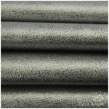 POLIPIEL PLATEADA TEXTURA FALSO CUERO 140cm