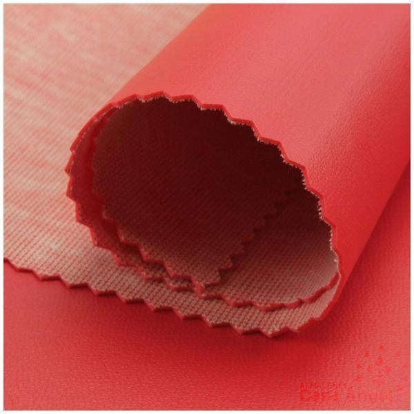 POLIPIEL ROJA TEXTURA FALSO CUERO 140cm