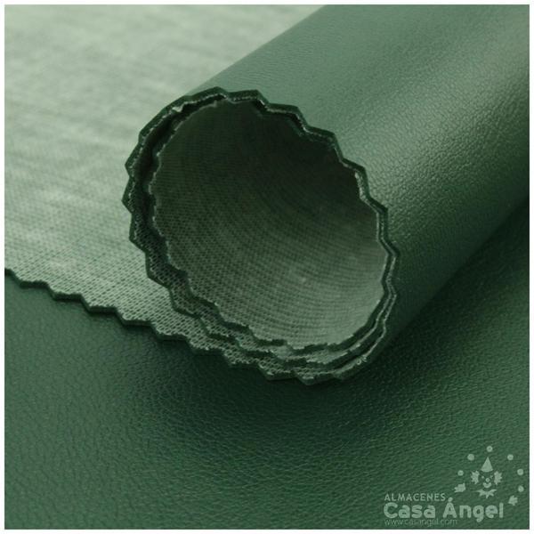 POLIPIEL VERDE BOTELLA TEXTURA FALSO CUERO 140cm