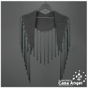 MANTÓN DE PICO COLOR NEGRO ADULTO