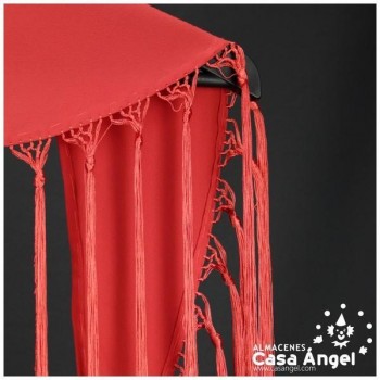 MANTÓN DE PICO COLOR ROJO ADULTO