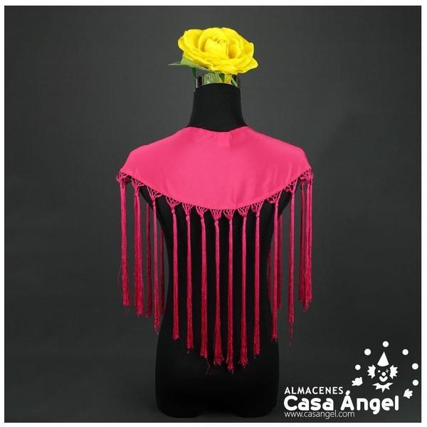 MANTÓN DE PICO COLOR FUCSIA ADULTO