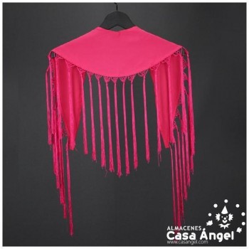 MANTÓN DE PICO COLOR FUCSIA ADULTO